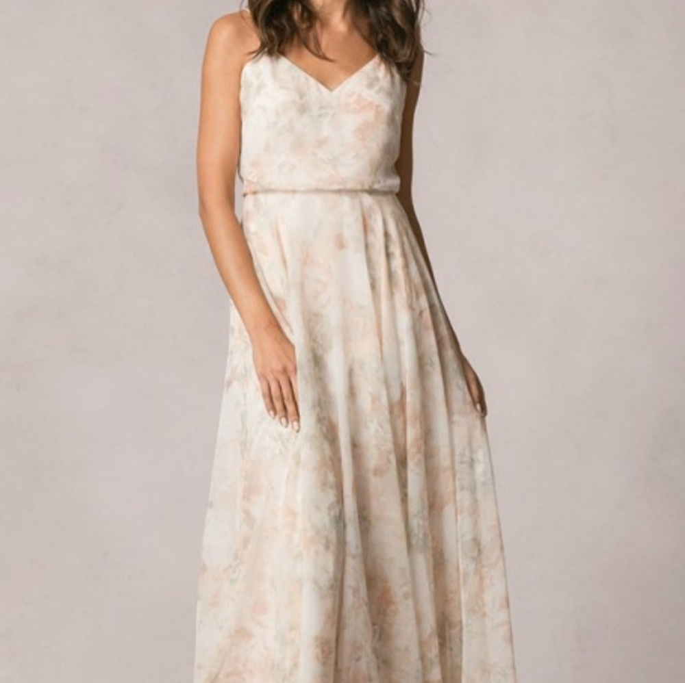 Jenny Yoo INESSE Print Long Dress